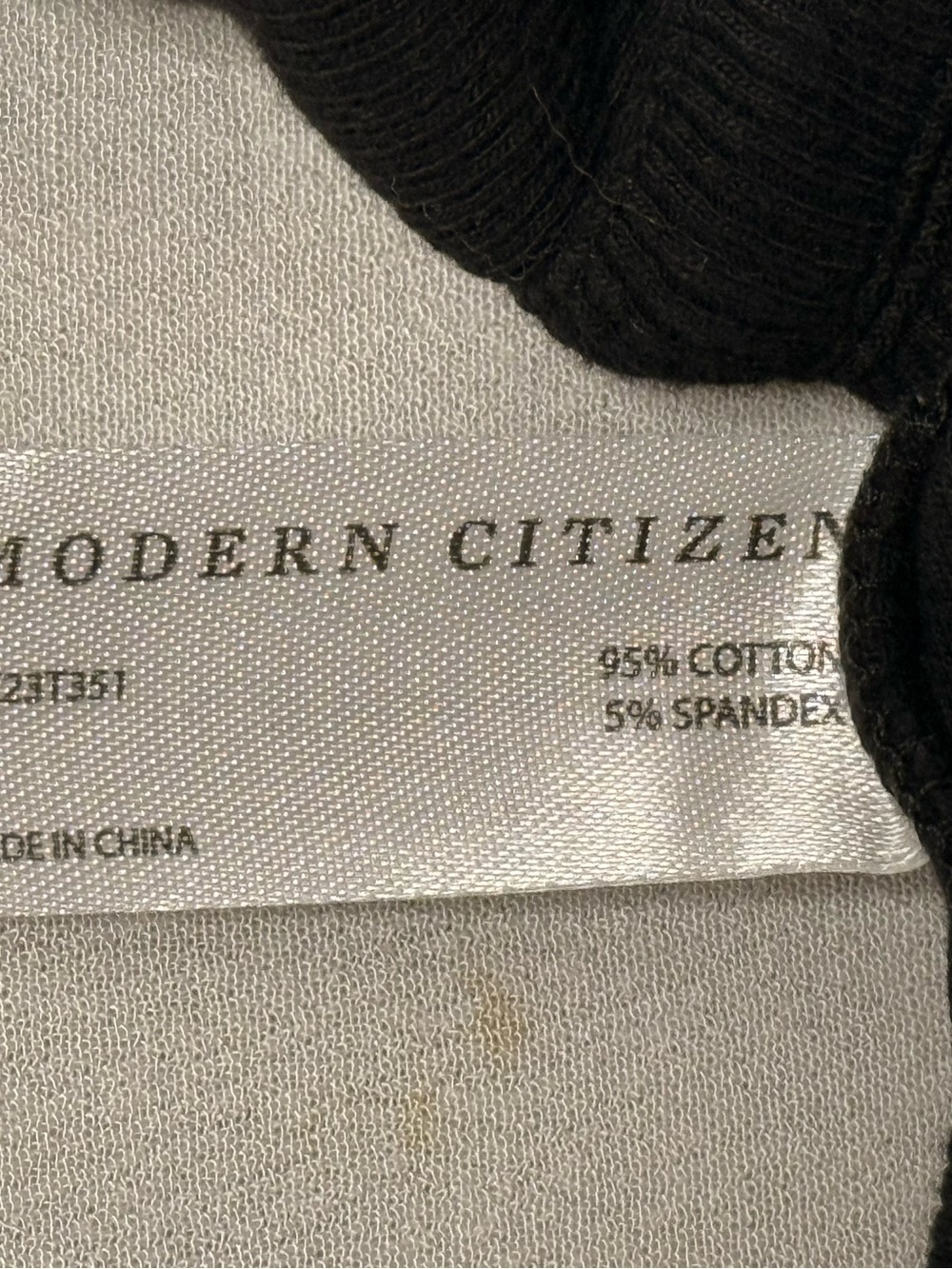 Modern Citizen Black Ribbed Racerback Tank Top Small - Picture 4 of 8